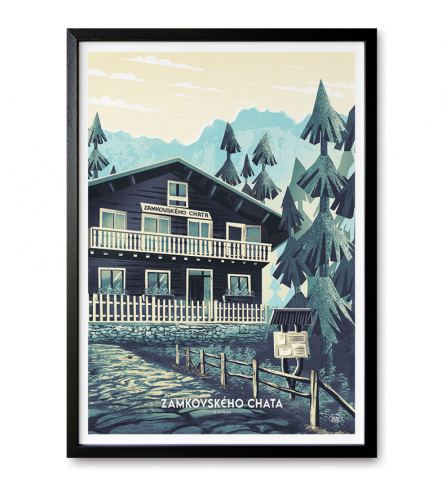 Poster Zamkovského chata Obrázek pro Poster Zamkovského chata
