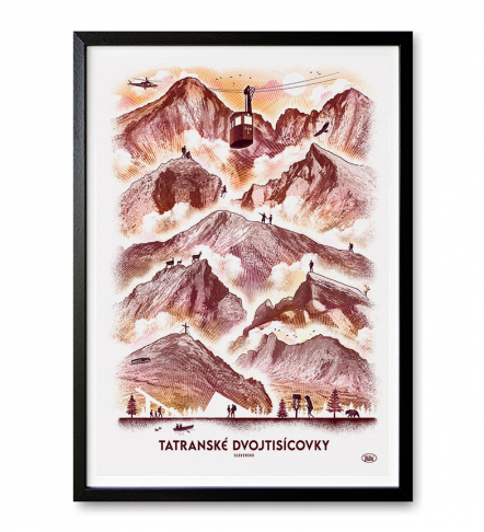Obrázek pro Poster Tatranské dvojtisícovky