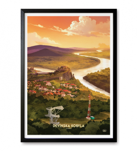 Poster Devínská Kobyla Obrázek pro Poster Devínská Kobyla