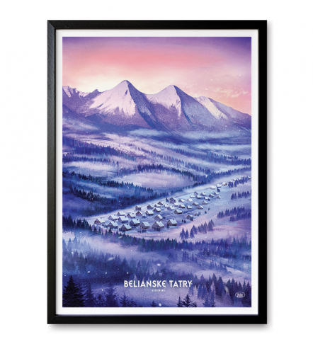 Poster Belianske Tatry - Ždiar Obrázek pro Poster Belianske Tatry - Ždiar